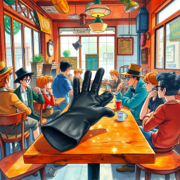 Whose Glove Is This? - Text-based game