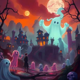 Ghostly Guests - Text-based game