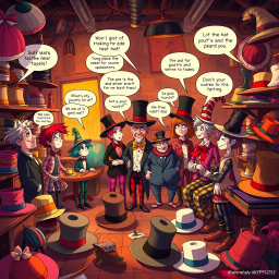 Whose Hat Is It Anyway? - Text-based game