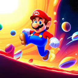 Mario's Cosmic Odyssey - Text-based game