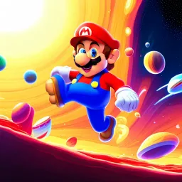 Mario's Cosmic Odyssey - Text-based game