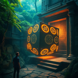 Spinning Glyphs Adventure - Text-based game