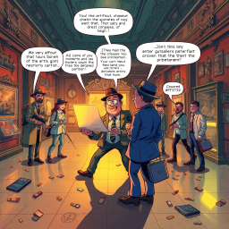 Whose Artifact Is It Anyway? - Text-based game