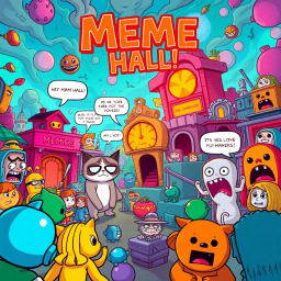 Memeception: Whose Hello Is It Anyway? - Text-based game