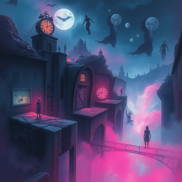 Dreamscapes: Whose Nightmare Is It Anyway? - Text-based game