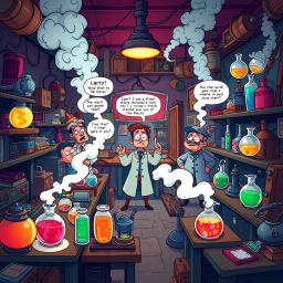 Whose Lab Is It Anyway? - Text-based game