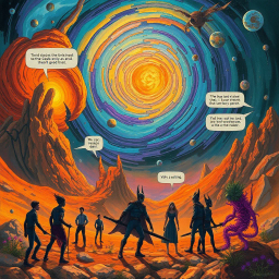 Chaotic Chronicles: Whose Worlds That Anyway? - Text-based game