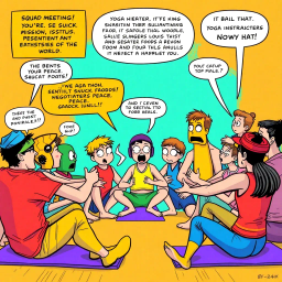 Faction Follies: Whose Squad Is It Anyway? - Text-based game