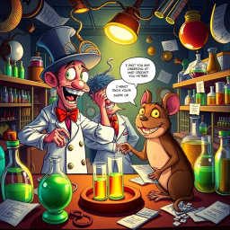 Whose Lab is it Anyway? - Text-based game