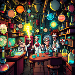 Whose Lab Is It Anyway? - Text-based game