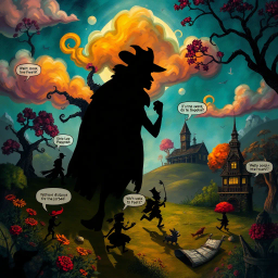 Whose Shadow Is It Anyway? - Text-based game