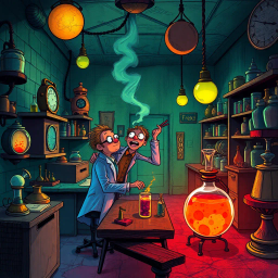 Whose Lab Is It Anyway? - Text-based game