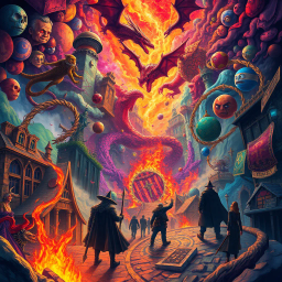 Chaotic Chronicles: Whose Worlds That Anyway? - Text-based game