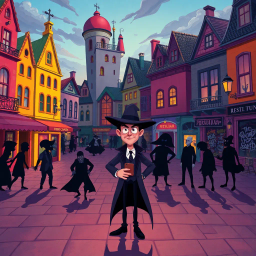 Whose Shadow Is It Anyway? - Text-based game