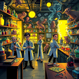 Whose Lab Is It Anyway? - Text-based game