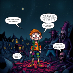 Nightmare Chronicles: Whose Nightmare Is It Anyway? - Text-based game