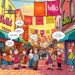 Whose Hellos Are These, Anyway? - Text-based game