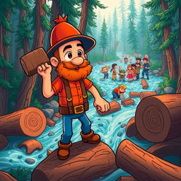Log Jammed! - Text-based game