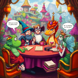 Mystic Negotiator - Text-based game