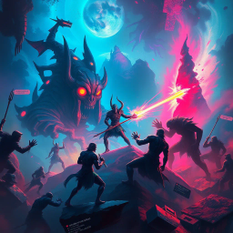 Nightmare Brawl - Text-based game