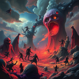 Nightmare Showdown: The Dreamscape Duel - Text-based game