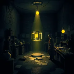 The Spinning Cube Mystery - Text-based game
