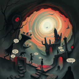 Nightmare Chronicles: Whose Nightmare Is It Anyway? - Text-based game