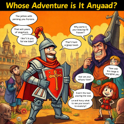 Whose Adventure Is It Anyway? - Text-based game