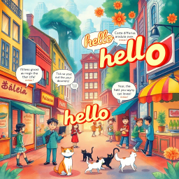 Whose Hellos Are These, Anyway? - Text-based game