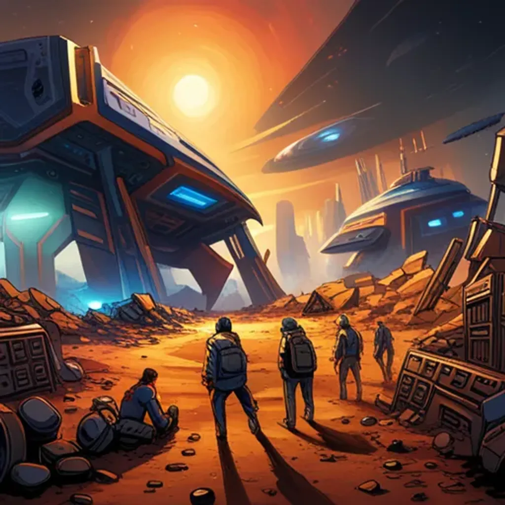 Galactic Salvage: The Junkyard Heist