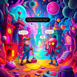 Spectrum Wars: Which Dimension Is It Anyway? - Text-based game