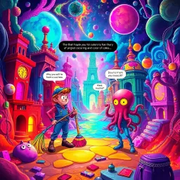 Spectrum Wars: Which Dimension Is It Anyway? - Text-based game
