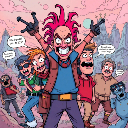 Squad Shenanigans - Text-based game