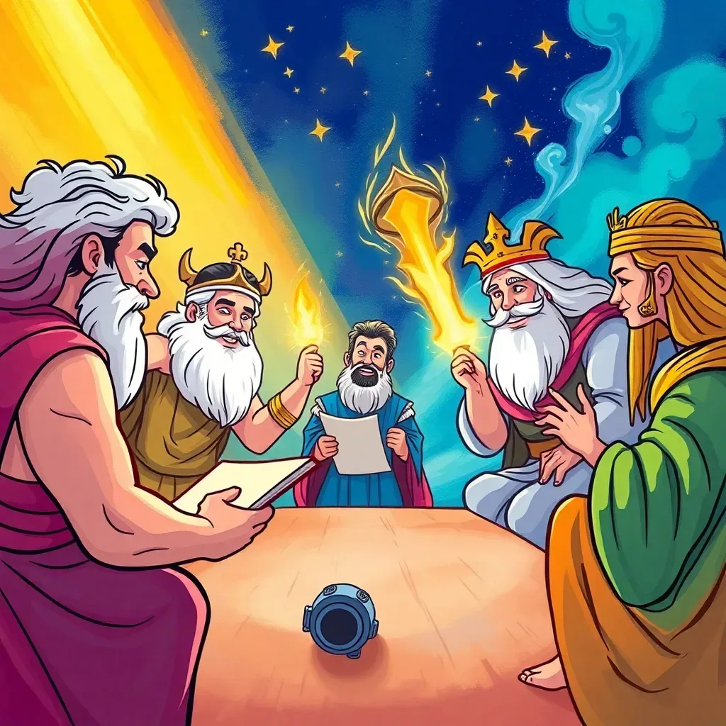 Divine Dilemma: Gods & Gags