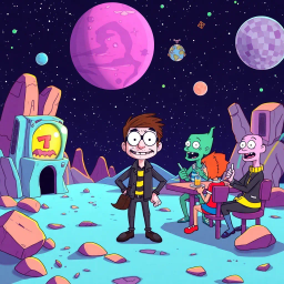 Squad Goals: The Cosmic Conundrum - Text-based game