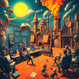 Chaotic Chronicles: Whose Worlds That Anyway? - Text-based game