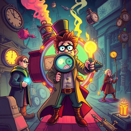 Chrono Clash: Whose Time Is It Anyway? - Text-based game