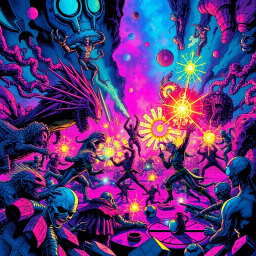 Spectrum Wars: Which Dimension Is It Anyway? - Text-based game