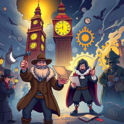 Chrono-Caper: Whose Time is It Anyway? - Text-based game