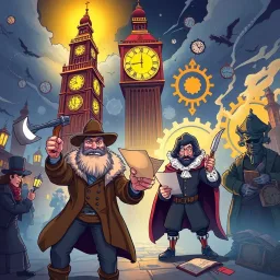 Chrono-Caper: Whose Time is It Anyway? - Text-based game