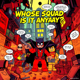 Whose Squad Is It Anyway? - Text-based game