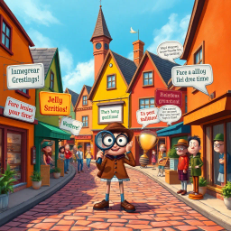 Whose Hellos Are These, Anyway? - Text-based game