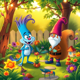 The Adventures of Glove and Boots: Backyard Buddies - Text-based game