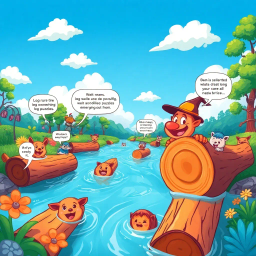 Log Jammin': Whose Logs Are These, Anyway? - Text-based game