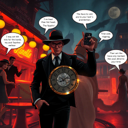 Chrono-Caper: The Time Thieves' Heist - Text-based game