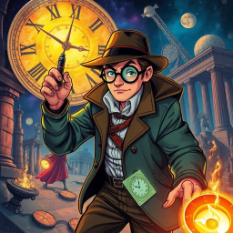 Chrono-Caper: Who's Time Is It Anyway? - Text-based game