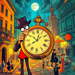 Chrono Caper: Who's Time is It Anyway? - Text-based game