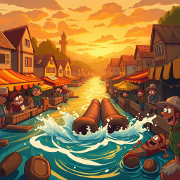 Log Jammin': Who’s Logs Are These, Anyway? - Text-based game