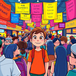 Code Switch Chronicles: Whose Hello Is It Anyway? - Text-based game