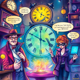 Chrono-Caper: Who's Time Is It Anyway? - Text-based game